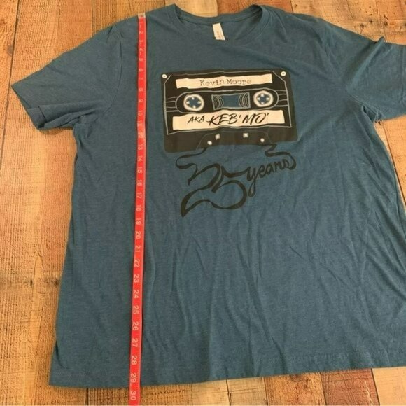 Kevin Moore Keb Mo 25 years short sleeve graphic tshirt size 2XL - Picture 3 of 6